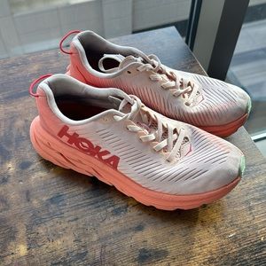 Hoka Rincon 3 Sneakers in  Coral Peach Womens Size 6.5